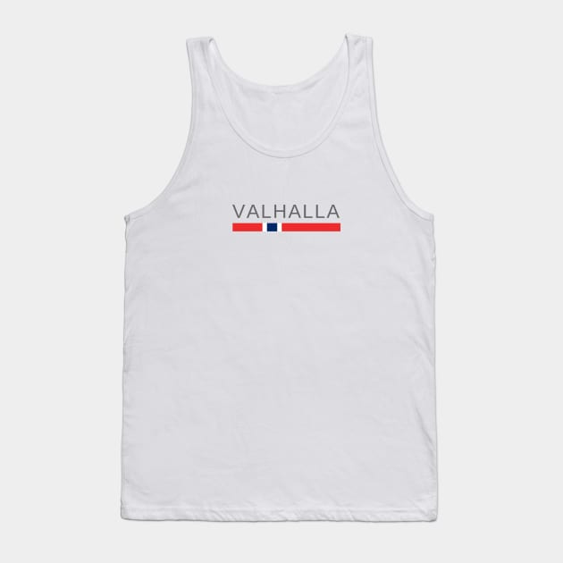 Valhalla Viking Norway Tank Top by tshirtsnorway